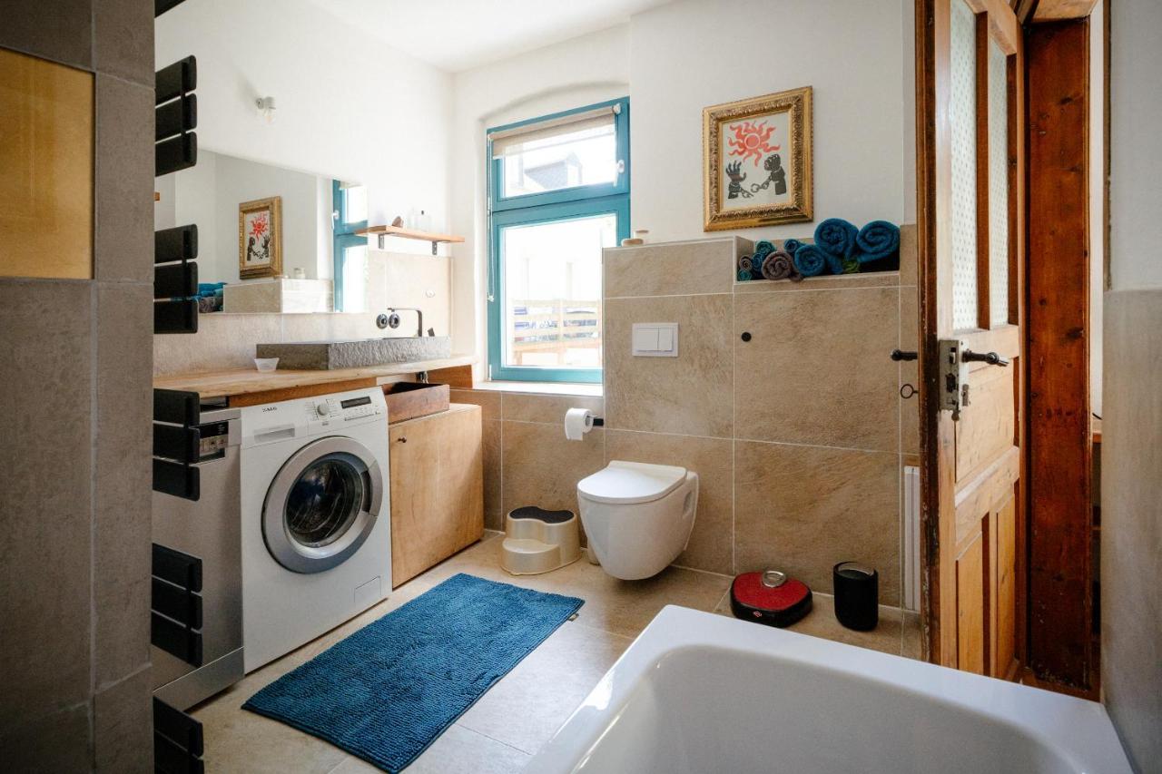 The Upholstery Tinyhouse Deluxe Eco Chalet Kreativ Citynah Chemnitz Zewnętrze zdjęcie